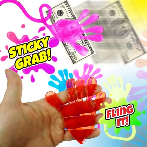 Giant Snap Hand-Jumbo Sticky Hands Toy (1 Pack Assorted) Large 1 - Picture 6 of 7