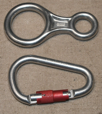 DMM Figure 8 With Twist Lock Extra Large D Carabiner