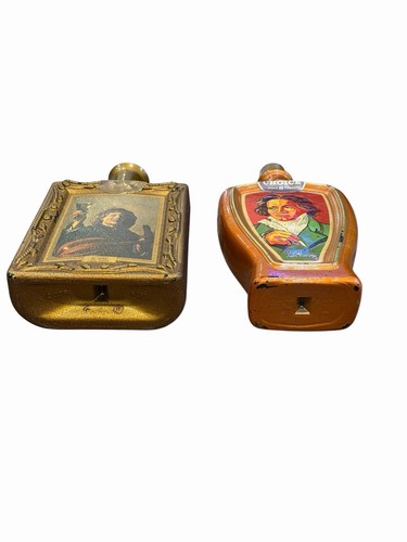 Vintage Jim Beams Choice Whiskey Decanters Beethoven Merry Lute Player 70s - Picture 3 of 7