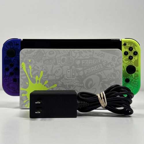 Nintendo Switch OLED Videospielkonsole HEG-001 Splatoon - Bild 15 von 21