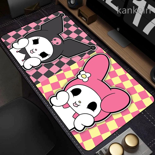 XXL 90x40cm Cartoon Cute Kuromis Mousepad HD Printing Computer Gamers Locking Ed - Picture 34 of 134