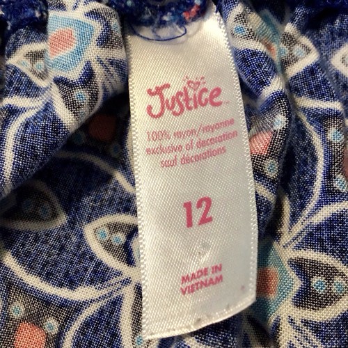 Justice 1 PC Short Romper Big Girls Size 12 - Picture 19 of 19