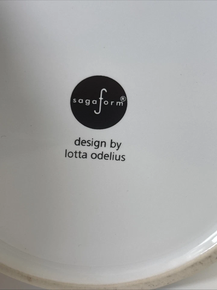 Bote de cerámica retro Sagaform diseñado por Lotta diseño sueco danés MCM Foto 2 de 4