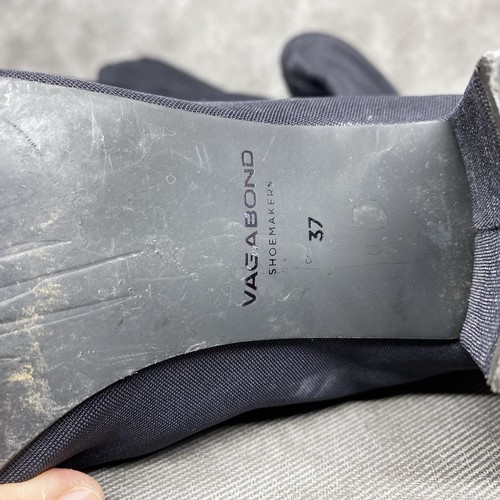 Vagabond Shoemakers Women’s Black Sock Heels Pointed Toe Mya Stretch Size EU 37 - Picture 14 of 14