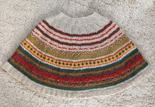 VTG Shoulder Cape Shawl Poncho Knit Crochet 70s Boho Hippie Grandma Cottage OOAK