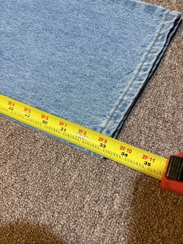 Jeans Lee Easy Riders 42 x 32 gamba affusolata vintage anni 90 nuovo con etichette - Foto 6 di 12