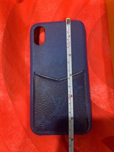 LOUIS VUITTON iPhone X/Xs Smartphone case M30273 Taigalama Blue #220 HTF - Photo 5/6