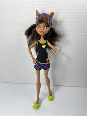 Monster High Dead Tired Clawdeen Wolf Doll Purple Eye Cover