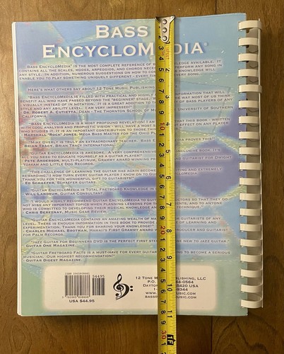 Bass Encyclomedia By Mike Overly How to See the Holistic Fret Whole plastic comb - Picture 21 of 22