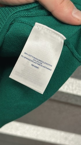 Camisa Suéter Lands' End Para Mujer Verde Esmeralda Manga Corta Talla 1X Clásica Top - Imagen 4 de 7