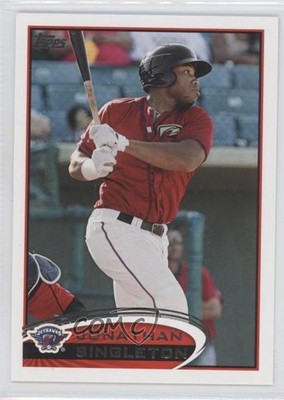 2012 Topps Pro Debut Jon Singleton (Both Hands on Bat) #73 0a1