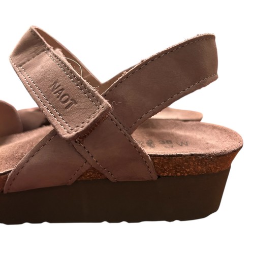 Naot Women's Kayla Sandal Women's Size 38W US 7 Wide Beige Neutral Low Heel Shoe - Picture 8 of 14
