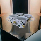 John Lewis Floral Berries Stunning Porcelain Mugs {Set of 4}