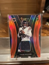 2024 Panini Select Football Draft Selections Patch RC Caleb Williams Red/Black🔥