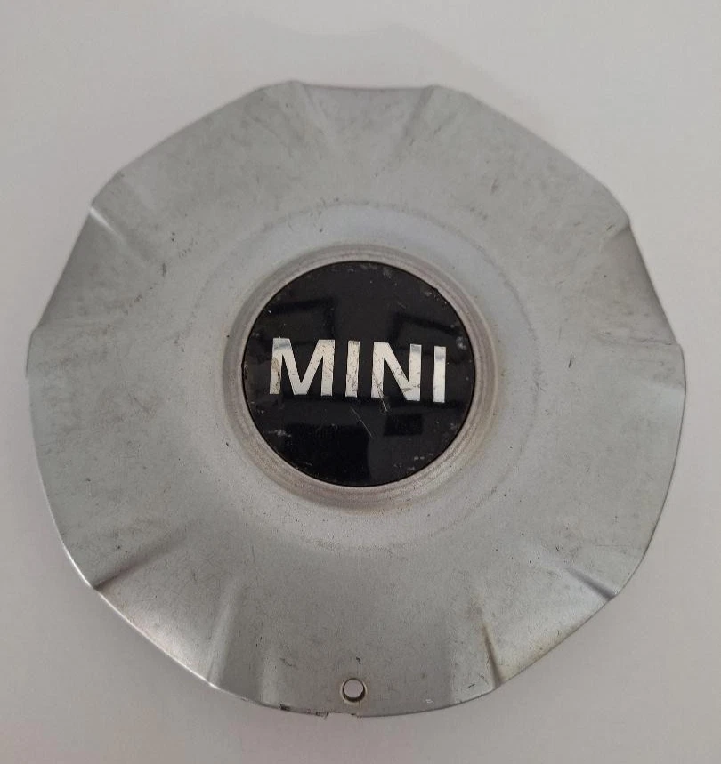 MINI COOPER 2004-2009 TAPAS CENTRALES PLATEADAS 36136764100-01 - OEM 4 piezas ALEMANIA MFG Foto 2 de 4