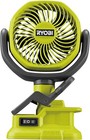 RYOBI RCF18-0 18V ONE+ Cordless 10cm Clamp Fan (Bare Tool) Hyper Green