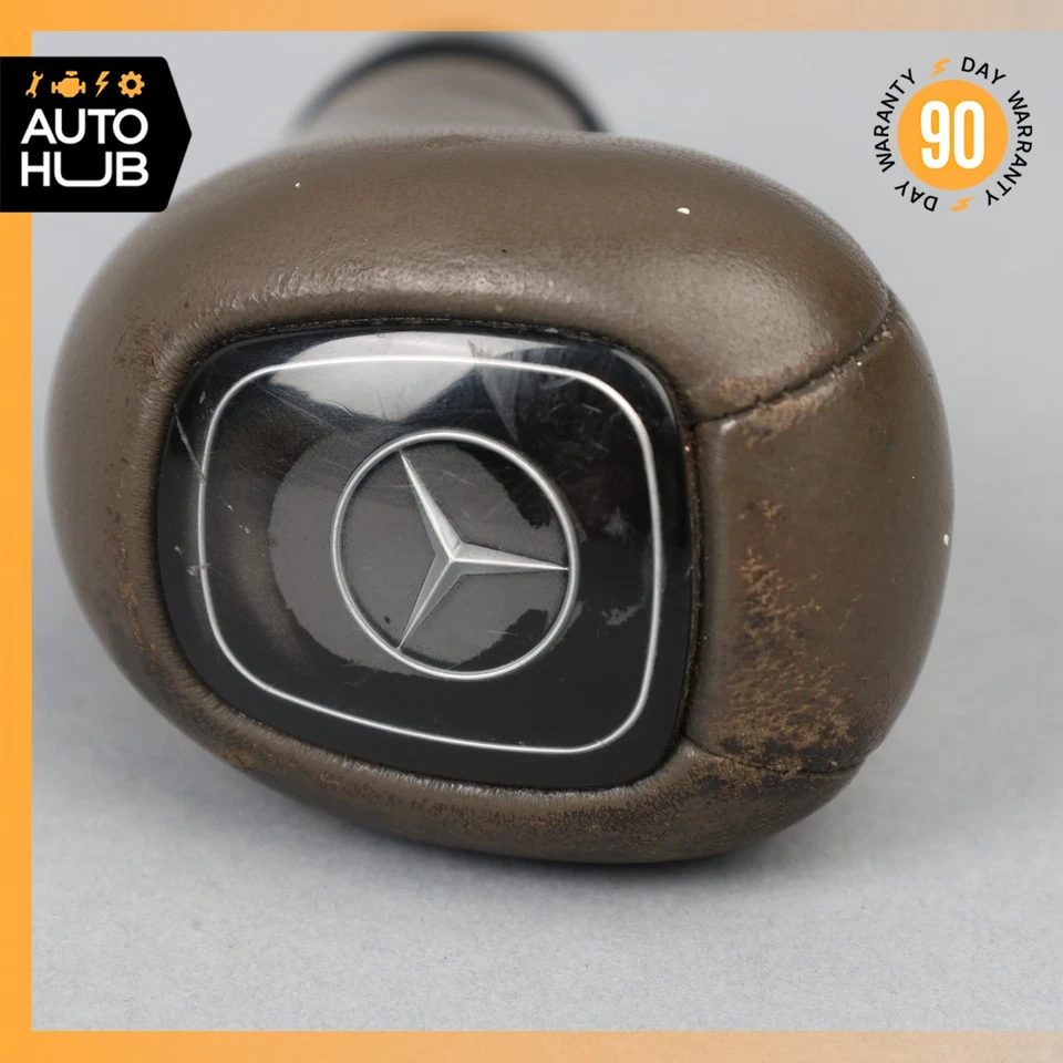 95-02 Mercedes R129 SL320 SL500 palanca de cambios de piso palanca de cambios marrón OEM Foto 2 de 4