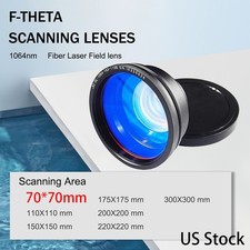 F-theta 70*70mm Scan Lens 1064nm Fiber Laser Marking Machine's Field Lens US