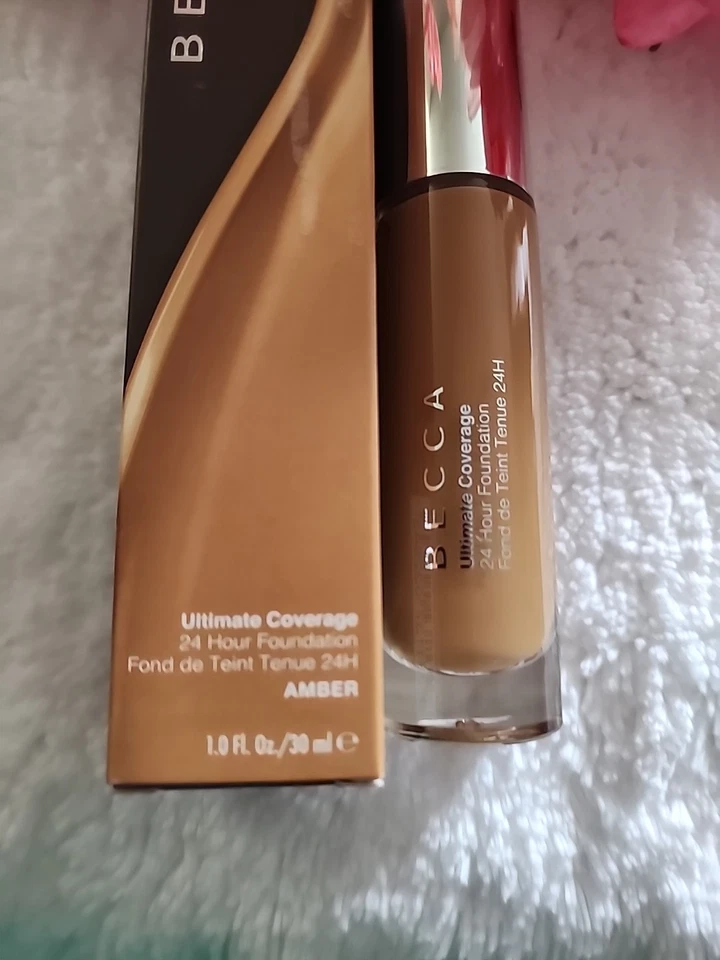 BECCA ULTIMATE COVERAGE 24 HOUR FOUNDATION AMBER- 1 OZ BOXED - Image 3 of 4