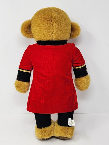 Pair of Merrythought Ironbridge Shrops Royal Guard Plush Bears England Uniform - Imagen 11 de 12