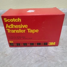 3M Scotch 924 ATG Adhesive Transfer Tape 12 Rolls, 3/4" x 36yd New Old Stock