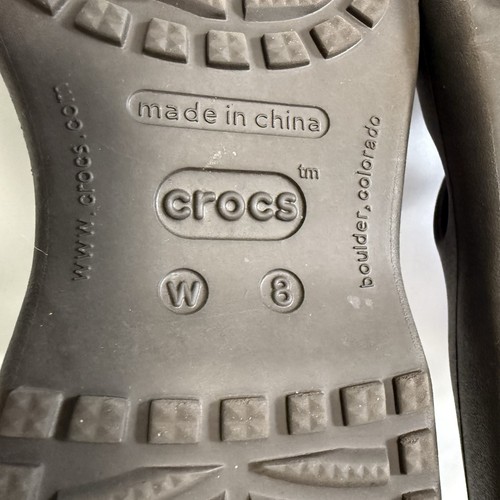 Crocs Meleen Sandalen Damen Gr.8 Braun Rosa Slipper Schlappen Komfortschuhe 11853 - Bild 8 von 16