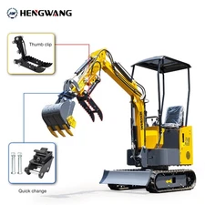 Free shipping from US Mini Excavator Crawler 1 Ton Excavator 13.5 HP  B&S EPA
