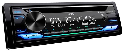 JVC Bluetooth MP3 USB DAB CD Autoradio für Honda Jazz (ab 2009) - silber - Bild 6 von 8