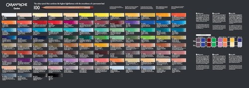 Karan Dash Luminance 6901 Oil-based Colored Pencils 720 20-color set in pap - Picture 5 of 5