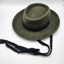 Boot Barn Shyanne Wool Felt Gambler Hat Womens One Size Green Western Ranch