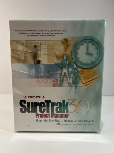 SURETRAK 3.0 Project Manager Management Software Primavera - NEW & SEALED!