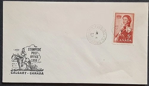 z(CAN-263) CANADA 1959  FDI Stampede Post Office ,Exhibition Calgary, Alberta