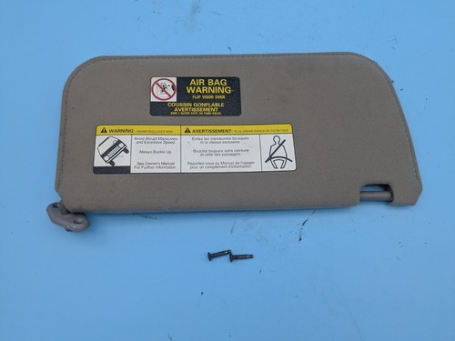 98-04 Nissan Xterra Frontier Driver Sun Visor - 15 inch - Gray