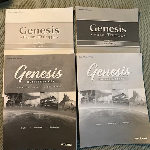 Abeka Genesis First Things SET Quiz/Test Key Teacher & Student Quizzes & Tests