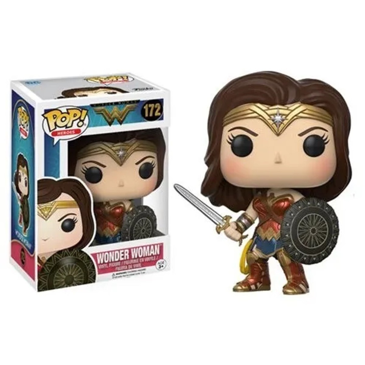 Funko Pop Heroes: Wonder Woman - Wonder Woman Vinyl Figure