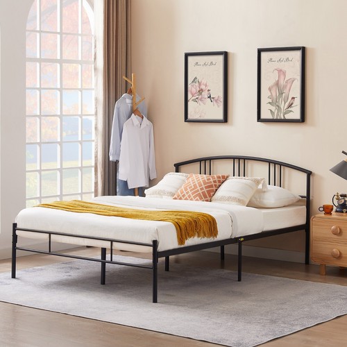 Twin Full Queen Bed Frame Heavy Duty Metal Platform Bed with Headboard Footboard - Picture 21 of 28