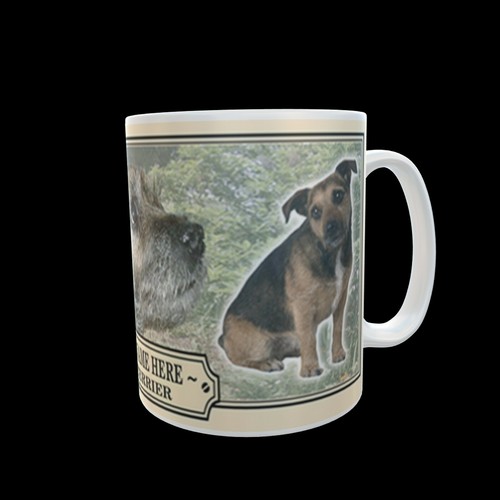 Personalisiert WÄHLEN SIE IHREN HUNDENNAMEN Keramik Tasse Kaffeebecher Geschenk Labor Mops Terrier - Bild 35 von 289