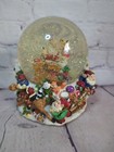 Christmas Snow Globe santa workshop, Elf, Reindeer Christmas Tree, Toys