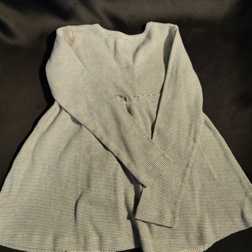 Jak & Peppar Grey Lacy Warm Long Sleeve Girls BoHo Peasant Shirt Size 7 - Picture 6 of 6