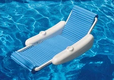 EvaFloat Swimline Sunchaser Swimming Pool Floating Luxury Lounger Float - 10030M