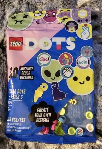 LOT of 2 packs - NEW LEGO DOTS: Extra DOTS – Series 6 (41946) 118pcs each - Picture 1 of 2