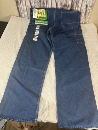 Neu mit Etikett Key Imperial Latzhose Herren Größe 34 x 34 Aristocrat Denim Latzhose Arbeitskleidung lässig - Bild 4 von 6