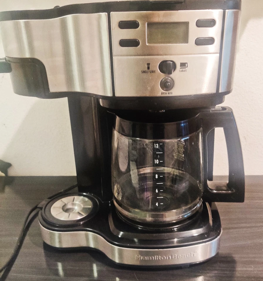 Hamilton Beach Drip Coffee Maker & Single Serve Machine2 Way12 Cup Programmable  - Image 4 of 4