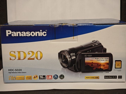 Panasonic HDC-SD20 Camcorder – Full HD Aufnahmen + viel Zubehör