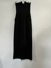 Boohoo Womens Black Polyester Blend Sleeveless Wide Leg Casual Jumpsuits Size 4
