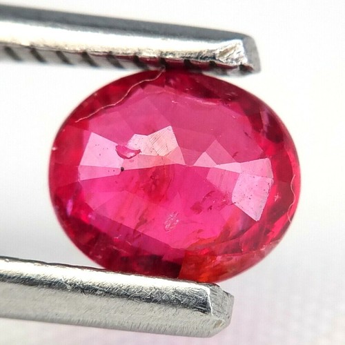 Shola Auténtico Glc Certificado 1,04 CT Natural sin Tratar Rojo Rubí Mozambique - Picture 6 of 8