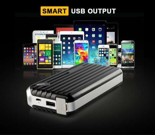 Amico 8000 mAh Portable Car Jump Starter Booster Charger Battery Power Bank - Picture 2 of 4