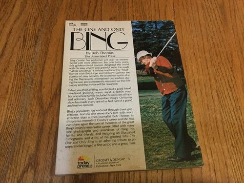 1977 - The One and Only Bing by Bob Thomas - Tribute by Bob Hope - Imagen 3 de 3