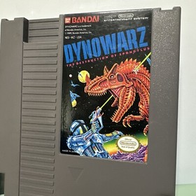 Dynowarz: The Destruction of Spondylus Nintendo NES 1990 Authentic Game Sleeve