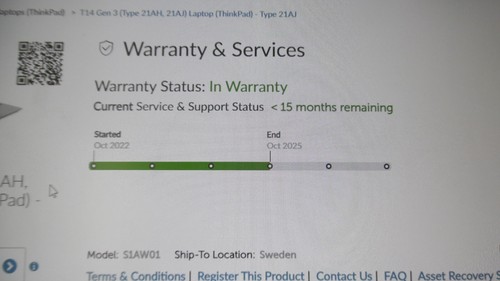 Lenovo ThinkPad T14 Laptop Core i5-1245U 32GB 1TBGB SSD Win 1 Pro warranty 10/25 - Picture 2 of 24